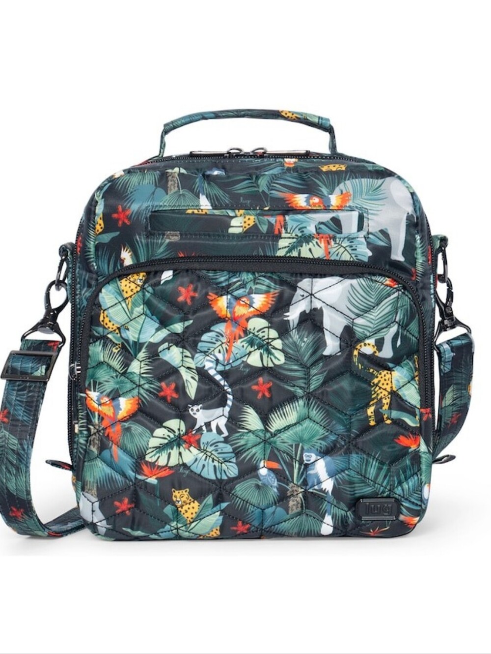 NWT Lug Ranger Crossbody Bag Wildlife pattern Quilted Safari Travel Hiking
